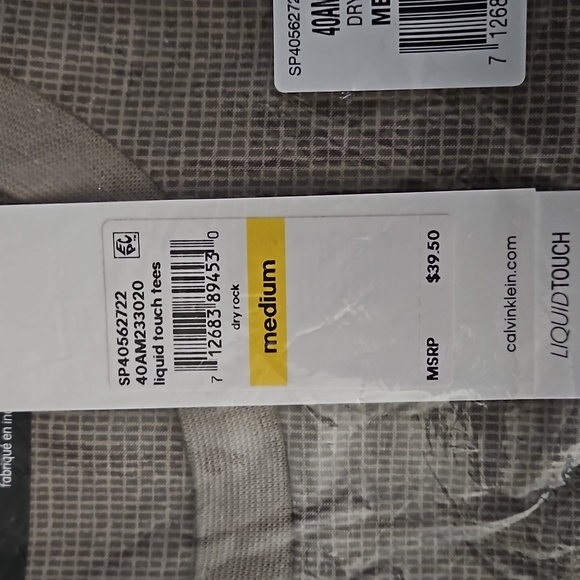 Lot of 3-Calvin Klein Liquid Touch T Shirts.BRAND NEW IN ORIGINAL PACKAGING!! - Picture 3 of 4